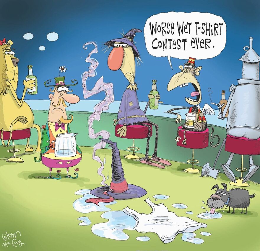 Meet The Glenn Mccoy ' Funny Single-Panel Comics