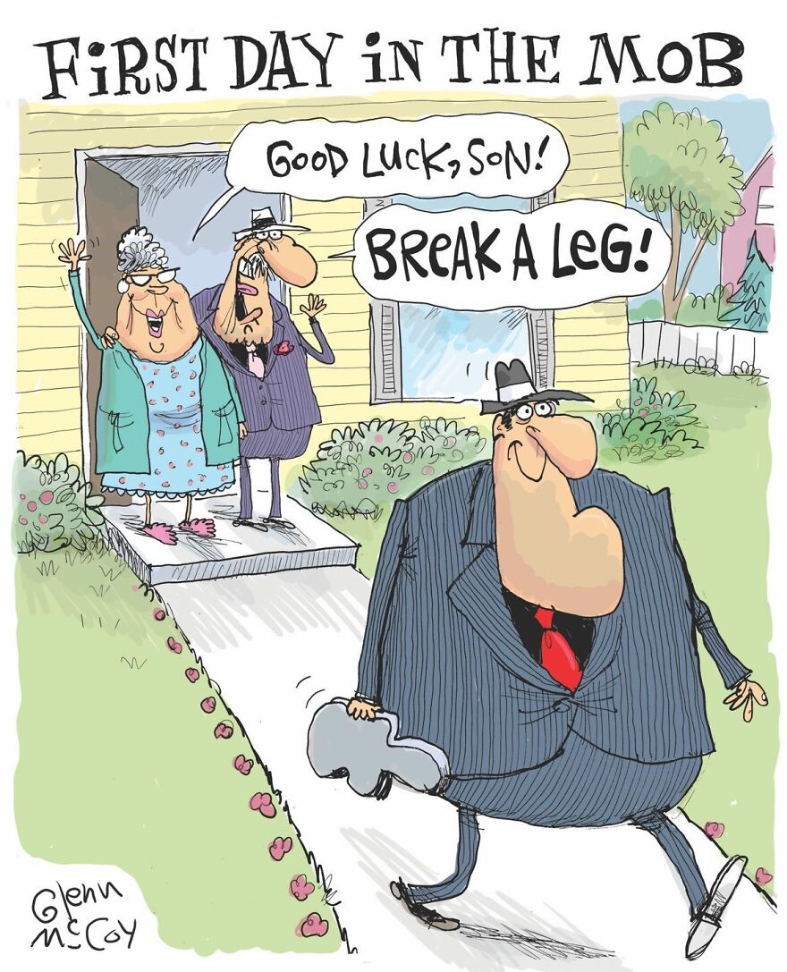 Meet The Glenn Mccoy ' Funny Single-Panel Comics