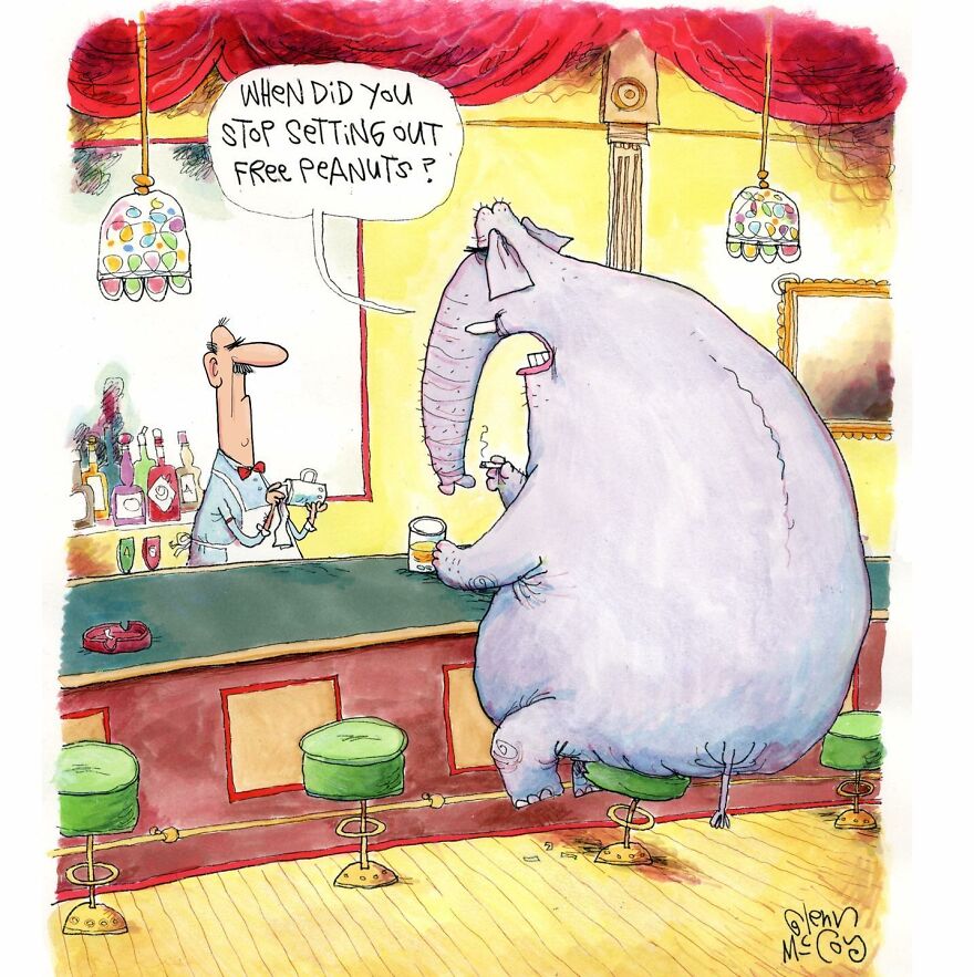 Meet The Glenn Mccoy ' Funny Single-Panel Comics