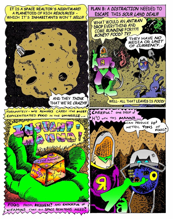 My Comics About The First Space Realtor's Adventure