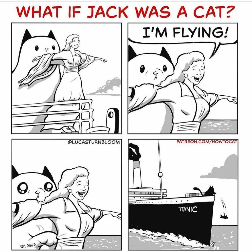 New Comics Illustrating The Funny Life Of A Kitten Who Found A New Home