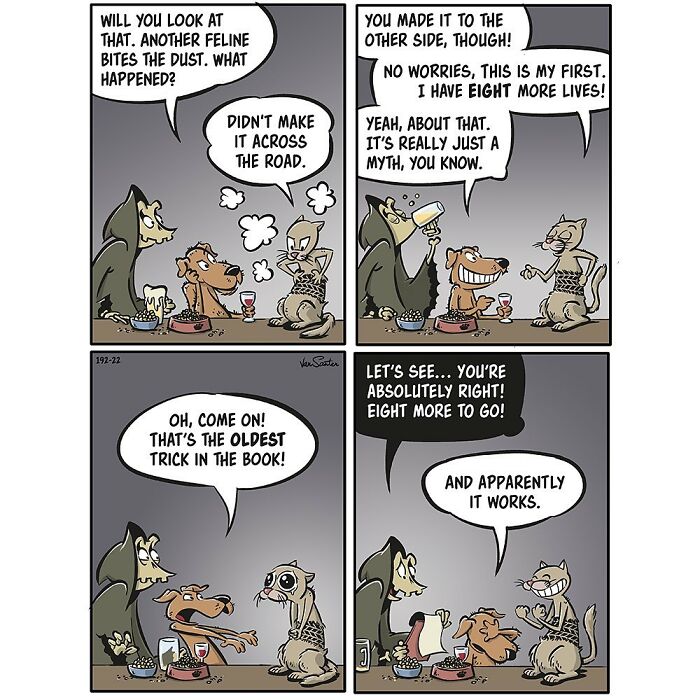 New Hilarious Comics By Death & The Maiden About A Girl In Her Afterlife