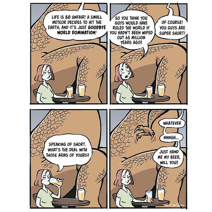 New Hilarious Comics By Death & The Maiden About A Girl In Her Afterlife