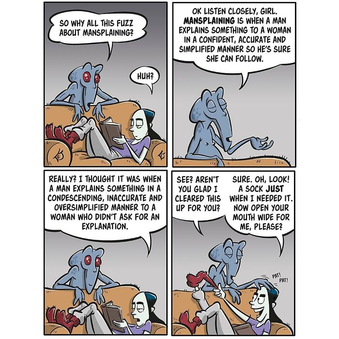 New Hilarious Comics By Death & The Maiden About A Girl In Her Afterlife