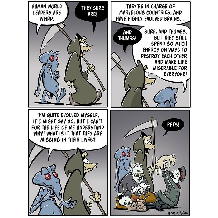 New Hilarious Comics By Death & The Maiden About A Girl In Her Afterlife