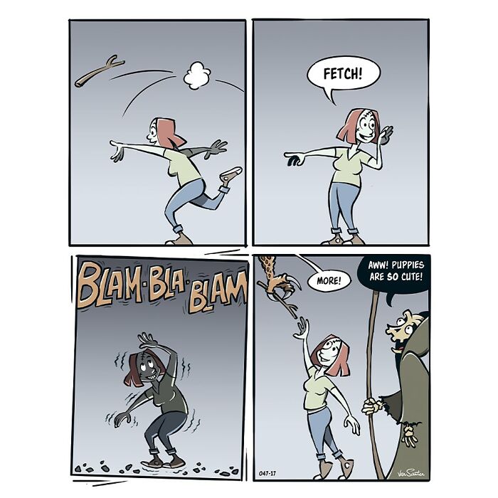 New Hilarious Comics By Death & The Maiden About A Girl In Her Afterlife