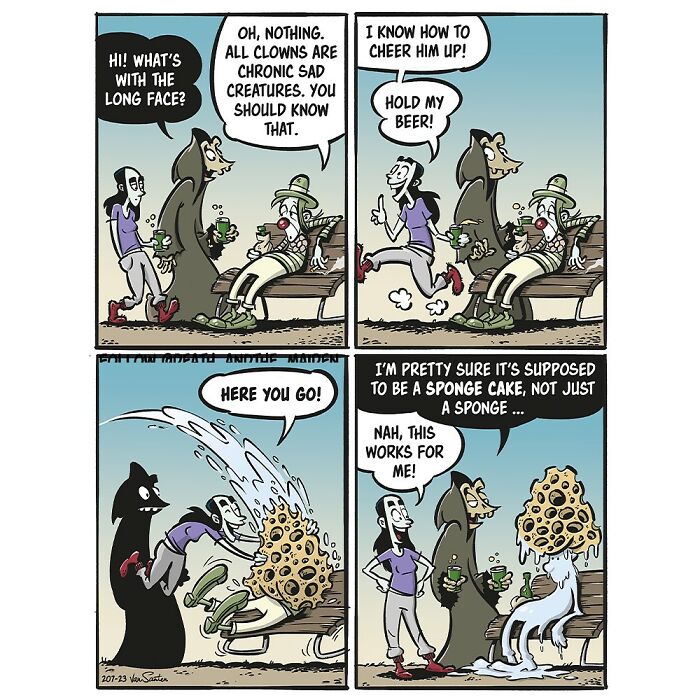 New Hilarious Comics By Death & The Maiden About A Girl In Her Afterlife