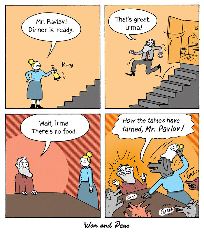 New Humorous Comics With Unexpected Plot Twists By War And Peas
