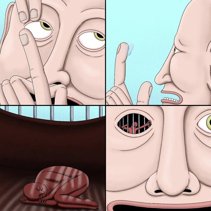 Surreal Dark Humor Illustrations By Alex Gamsu Jenkins