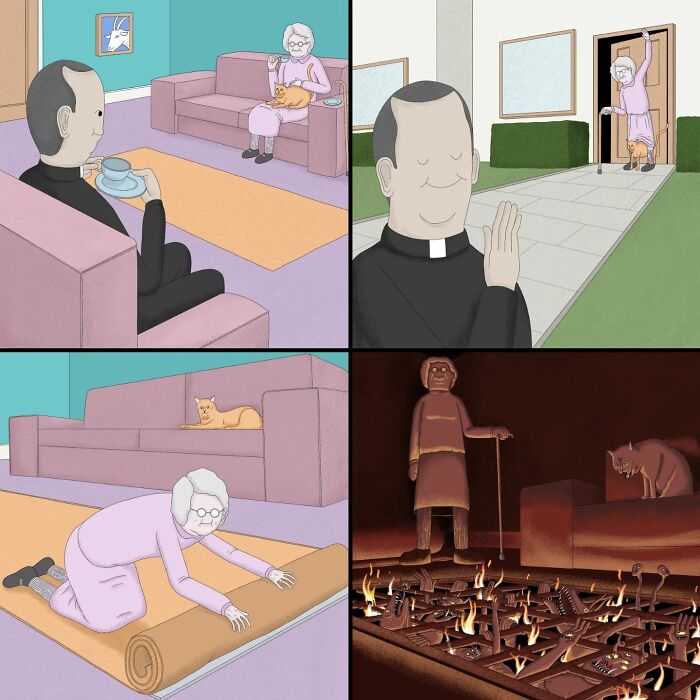 Surreal Dark Humor Illustrations By Alex Gamsu Jenkins