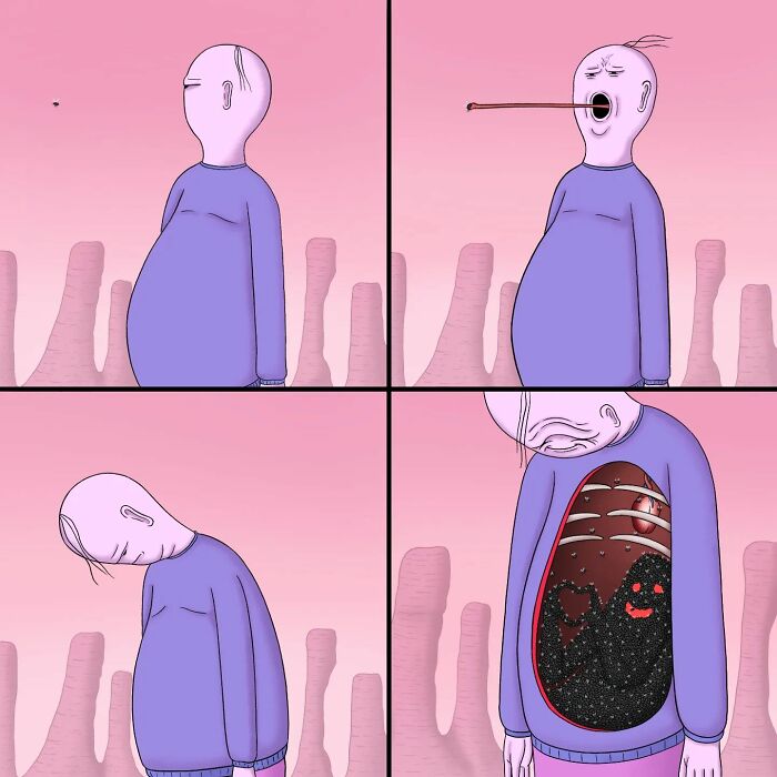 Surreal Dark Humor Illustrations By Alex Gamsu Jenkins