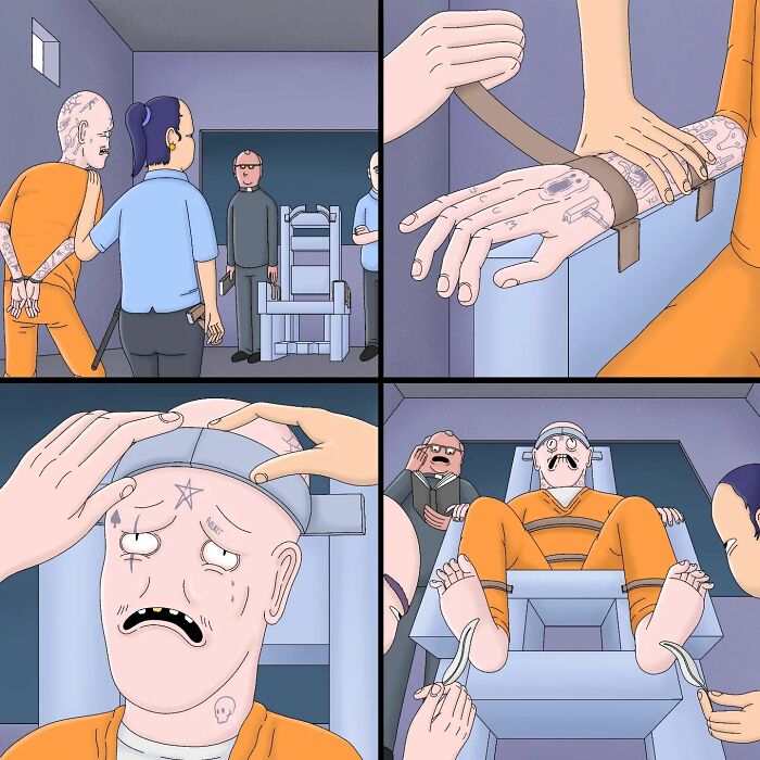 Surreal Dark Humor Illustrations By Alex Gamsu Jenkins