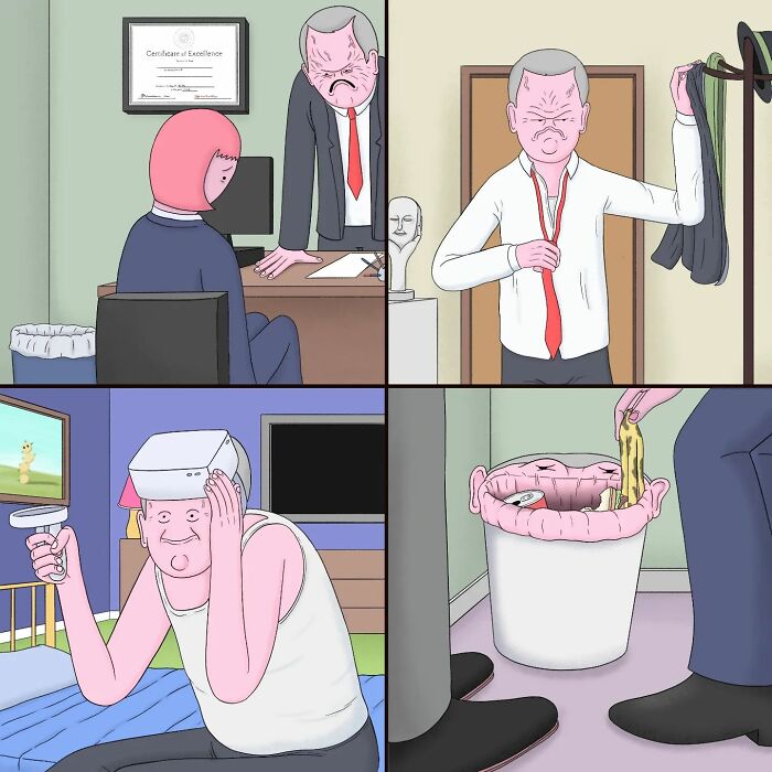 Surreal Dark Humor Illustrations By Alex Gamsu Jenkins