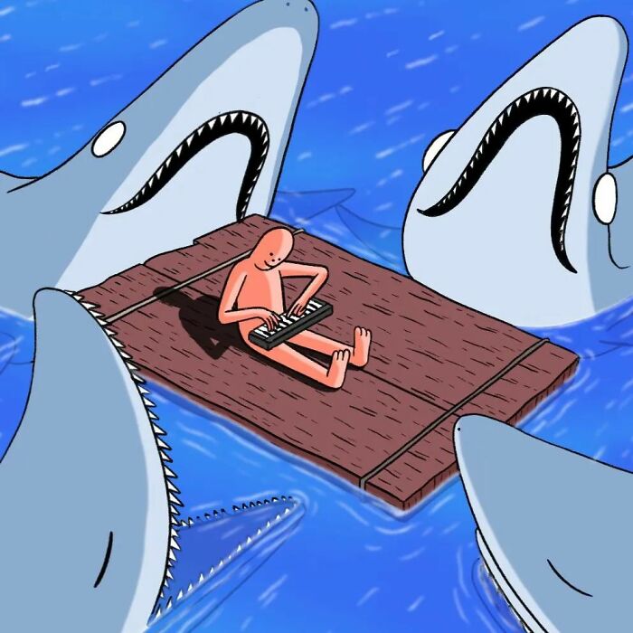 Surreal Dark Humor Illustrations By Alex Gamsu Jenkins