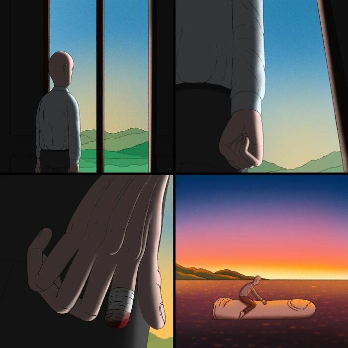 Surreal Dark Humor Illustrations By Alex Gamsu Jenkins