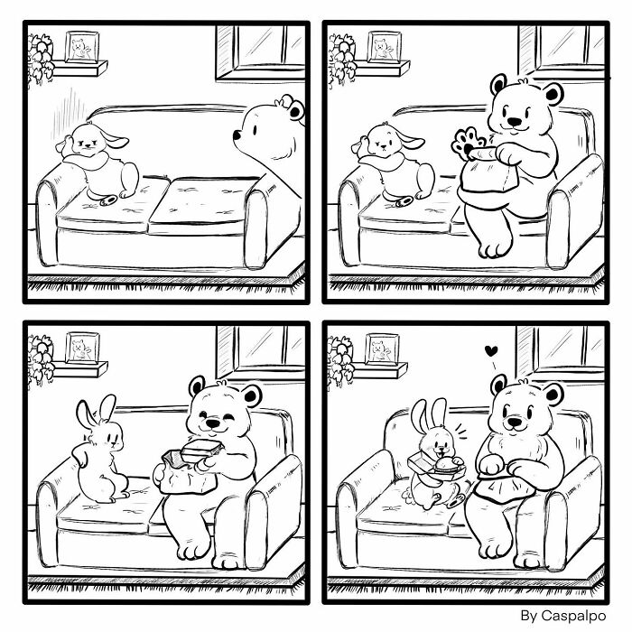 New Cute Comics About Love, By Caspalpo, That Will Melt Your Little Heart