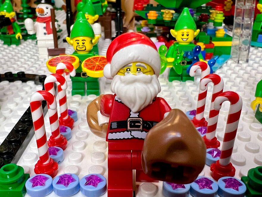 I Built The North Pole Out Of Legos