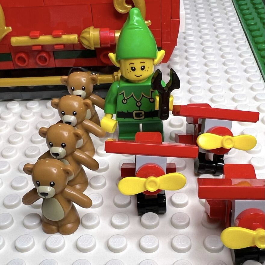 I Built The North Pole Out Of Legos