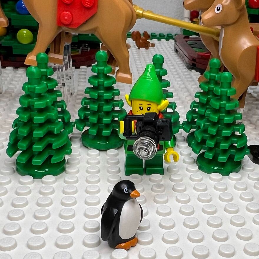 I Built The North Pole Out Of Legos