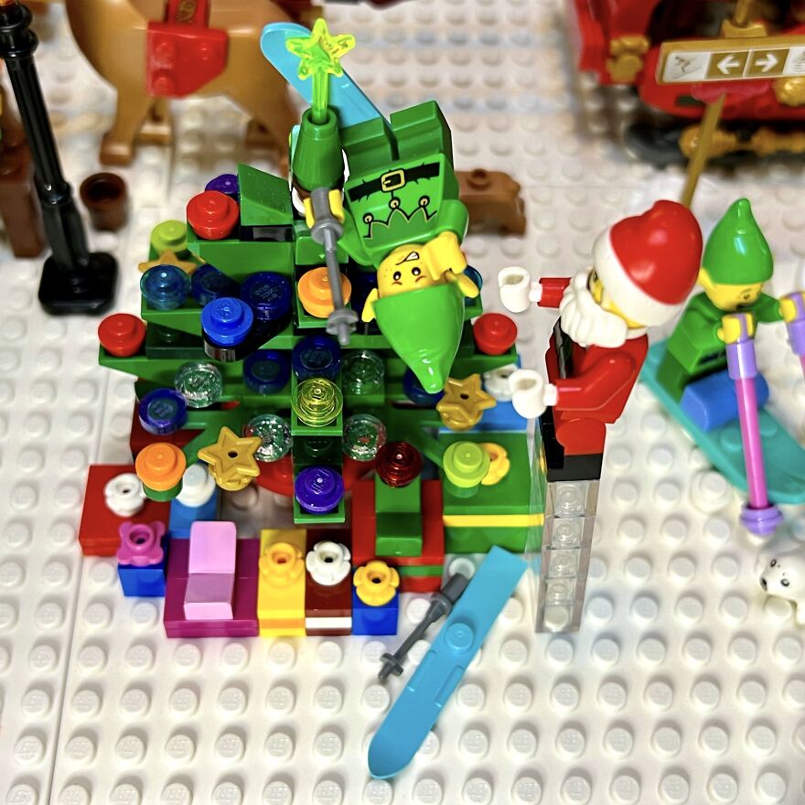 I Built The North Pole Out Of Legos