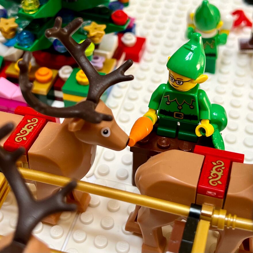 I Built The North Pole Out Of Legos