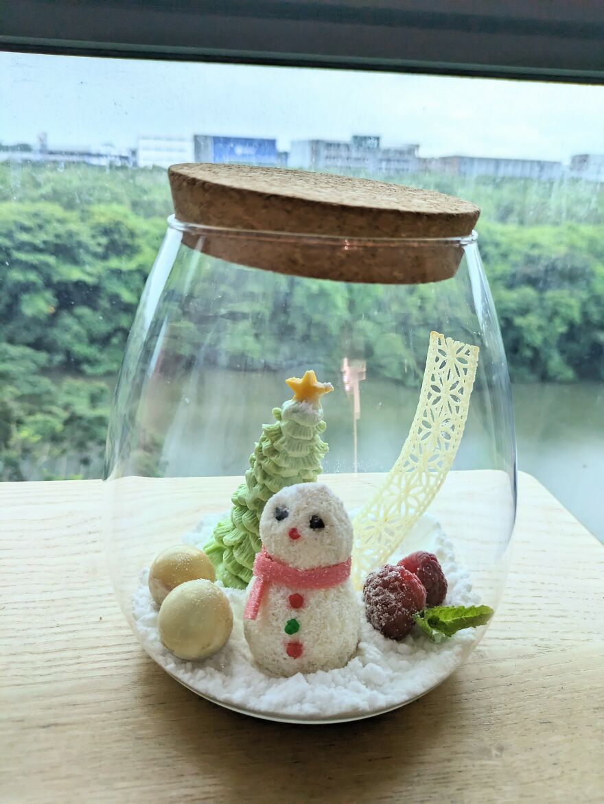 Presenting 'Winter Wonderland Dessert ' ⛄❄️🎄