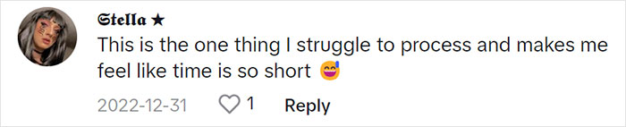 Comment reacting to Catherine O'Hara's age in "Home Alone," with a shocked emoji.