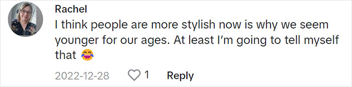 "Comment about aging and style related to Catherine O&rsquo;Hara from Home Alone.