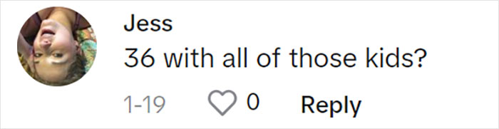 Comment on "Home Alone" mom Catherine O&rsquo;Hara being 36, reads: "36 with all of those kids?