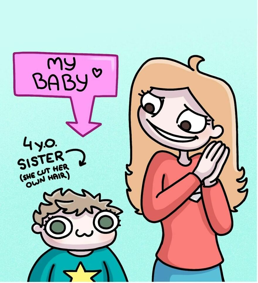 Siberian Artist Hilariously Illustrates Her Daily Life Routine With Her Two Ferrets (New Pics)