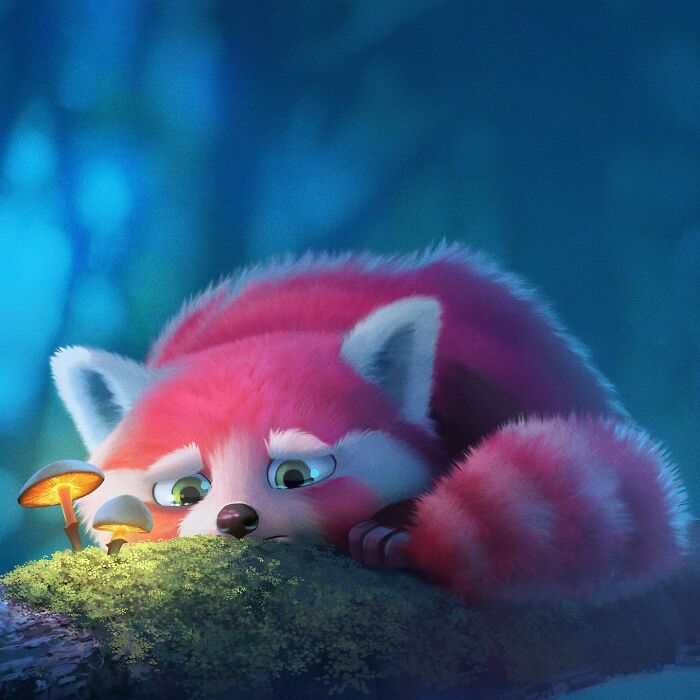 Illustration Of A Red Panda