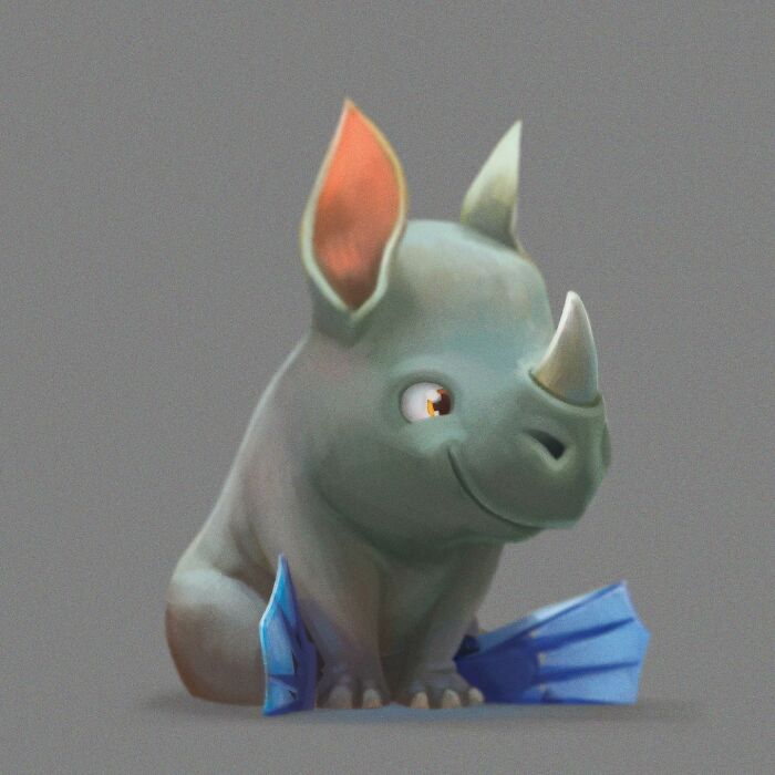 Illustration Of A Rhino