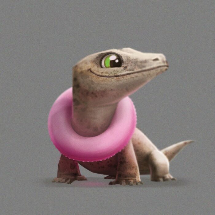 Illustration Of A Lizard