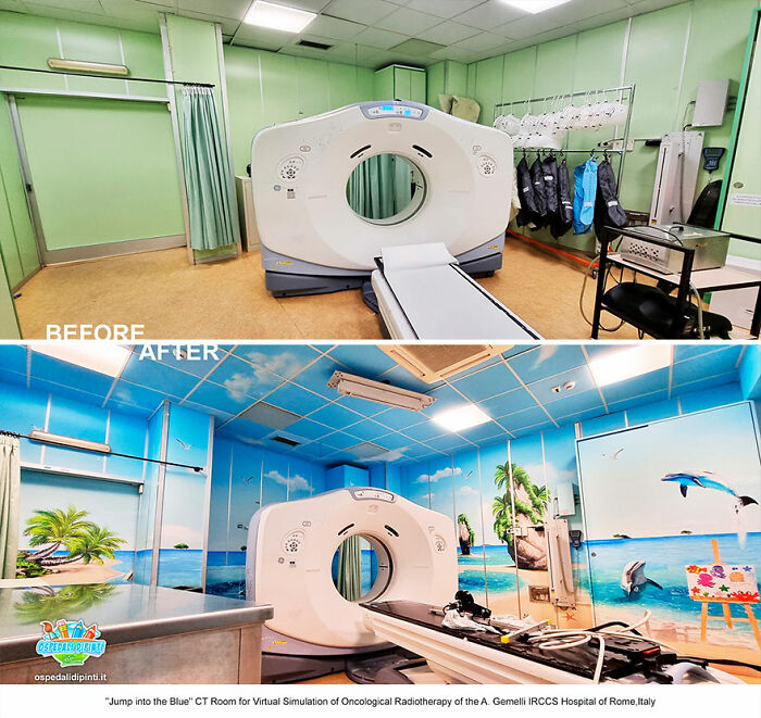 This Artist Continues To Transform Hospital Walls To Comfort Hospitalized Patients (New Pics)