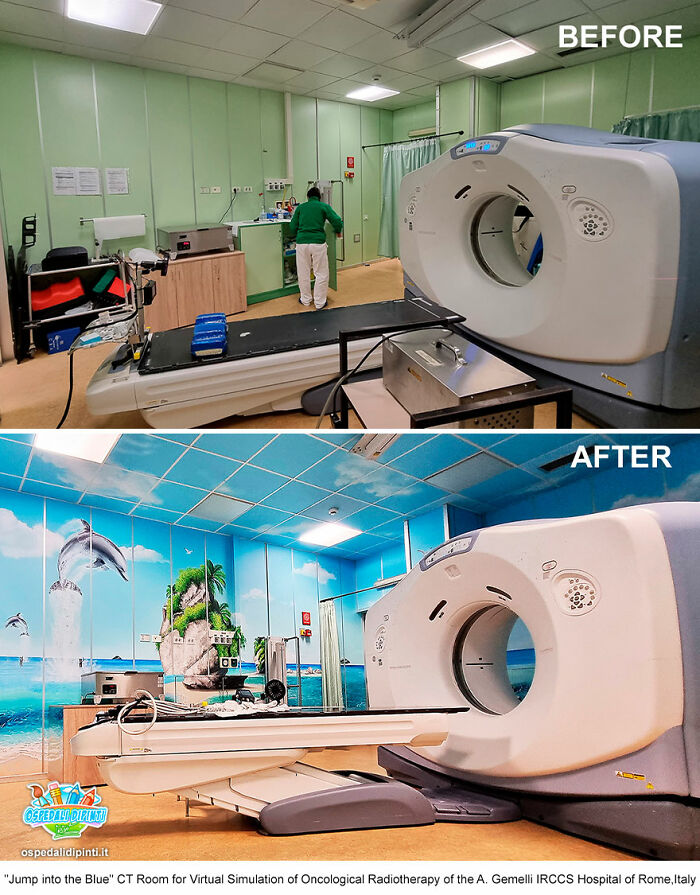 This Artist Continues To Transform Hospital Walls To Comfort Hospitalized Patients (New Pics)