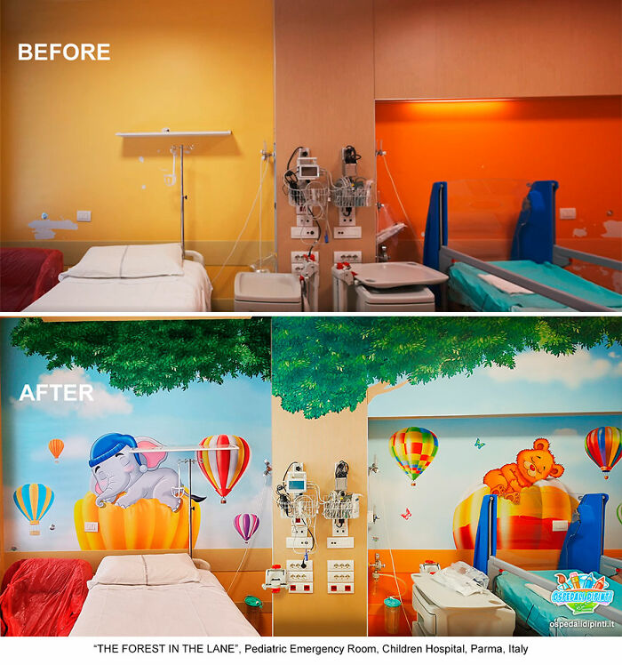 This Artist Continues To Transform Hospital Walls To Comfort Hospitalized Patients (New Pics)
