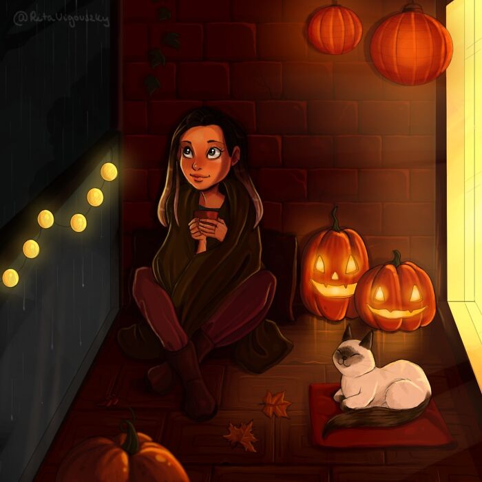 This Artist's Cat Illustrations Are Perfectly Feline (28 New Pics)