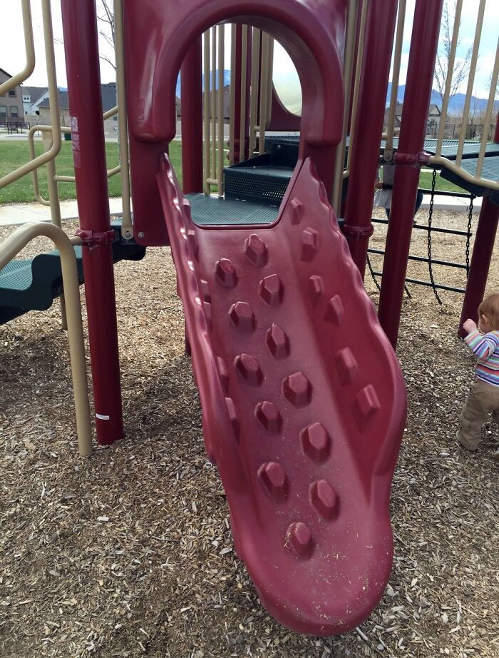 Worst Slide Design Ever. Worst Six Feet Of My Life