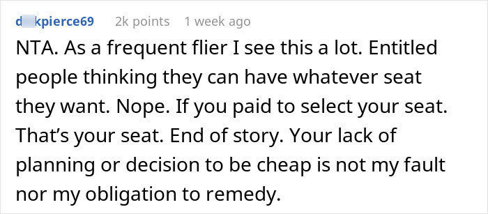 Flight Attendants Refuse To Mediate When Pregnant Woman Demands To Swap Seats, Man Says He Needs It Flight Attendants Refuse To Mediate When Pregnant Woman Demands To Swap Seats, Man Says He Needs It