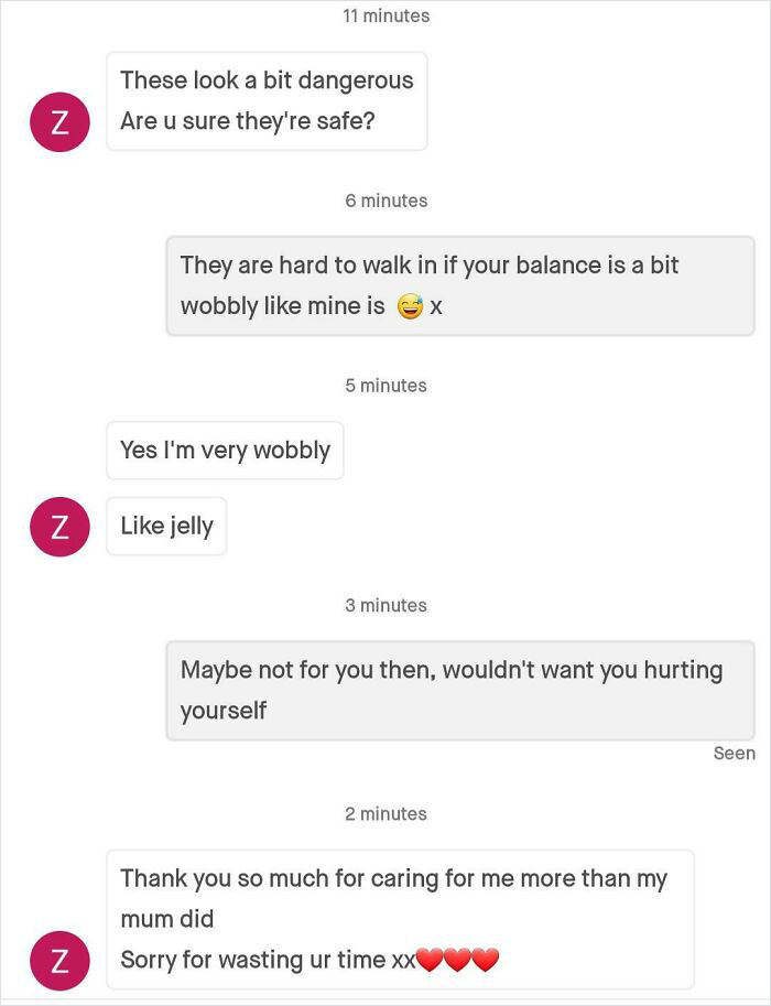 Strange Interaction Today, Did Make Me Giggle Though