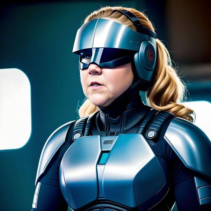 Amy Schumer As Robocop