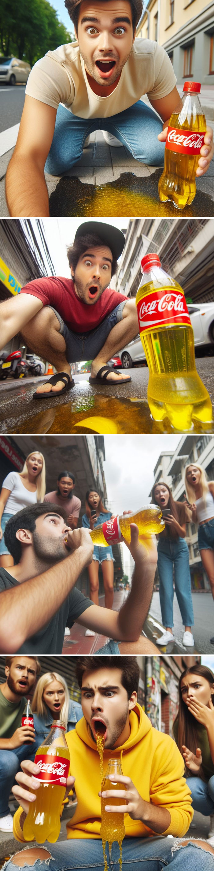Tourists Discovering The World's Famous "Pineapple Coke" In Mexico City