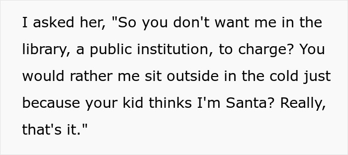 Entitled Mom Demands Guy Leave Library Because He Looks Like Santa