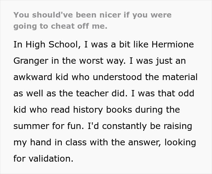 "With 5 Minutes Left, I Grabbed A New Test": Student Gets Revenge On Cheating Classmates