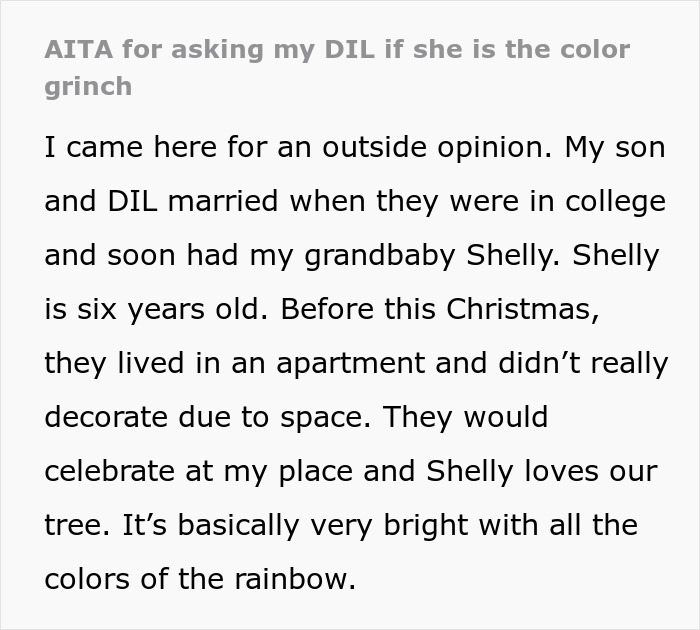 Woman Is Mad Her DIL Took Down The Colorful Decorations She Put Up In Her Home