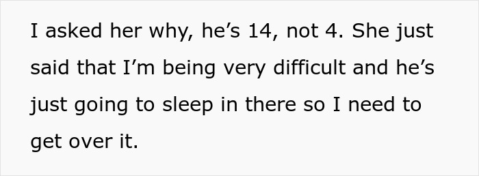 Daughter Refuses To Share Her Bedroom With Mom&rsquo;s 14 Y.O. Brother, Parents Are Furious