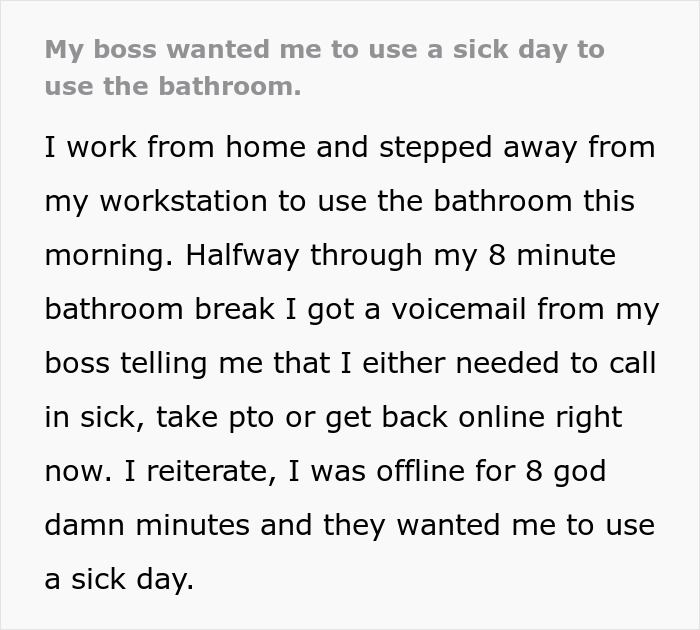 &ldquo;I Was Offline For 8 God Damn Minutes&rdquo;: Remote Worker Calls Out Micromanaging Boss