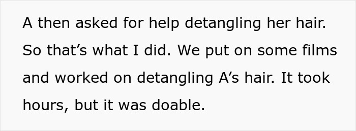 Woman Helps Daughter's Friend With Her Matted Hair, Her Dad's Fianc&eacute;e Now Says She Owes Her Money