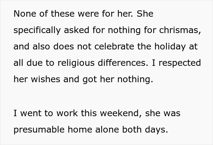 Woman Left Speechless: &ldquo;MIL Opened All My Family's Christmas Presents While I Was At Work&rdquo;