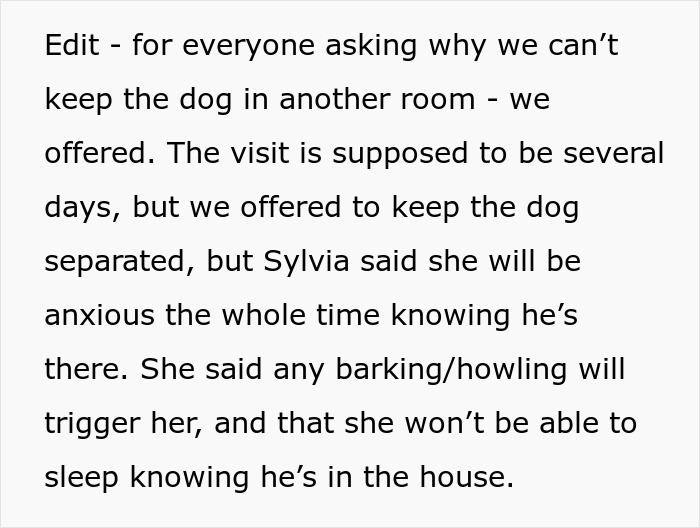 “I Adopted My Dog, Not Her”: Woman Splits Family And The Internet With Her Clapback To SIL “I Adopted My Dog, Not Her”: Woman Splits Family And The Internet With Her Clapback To SIL